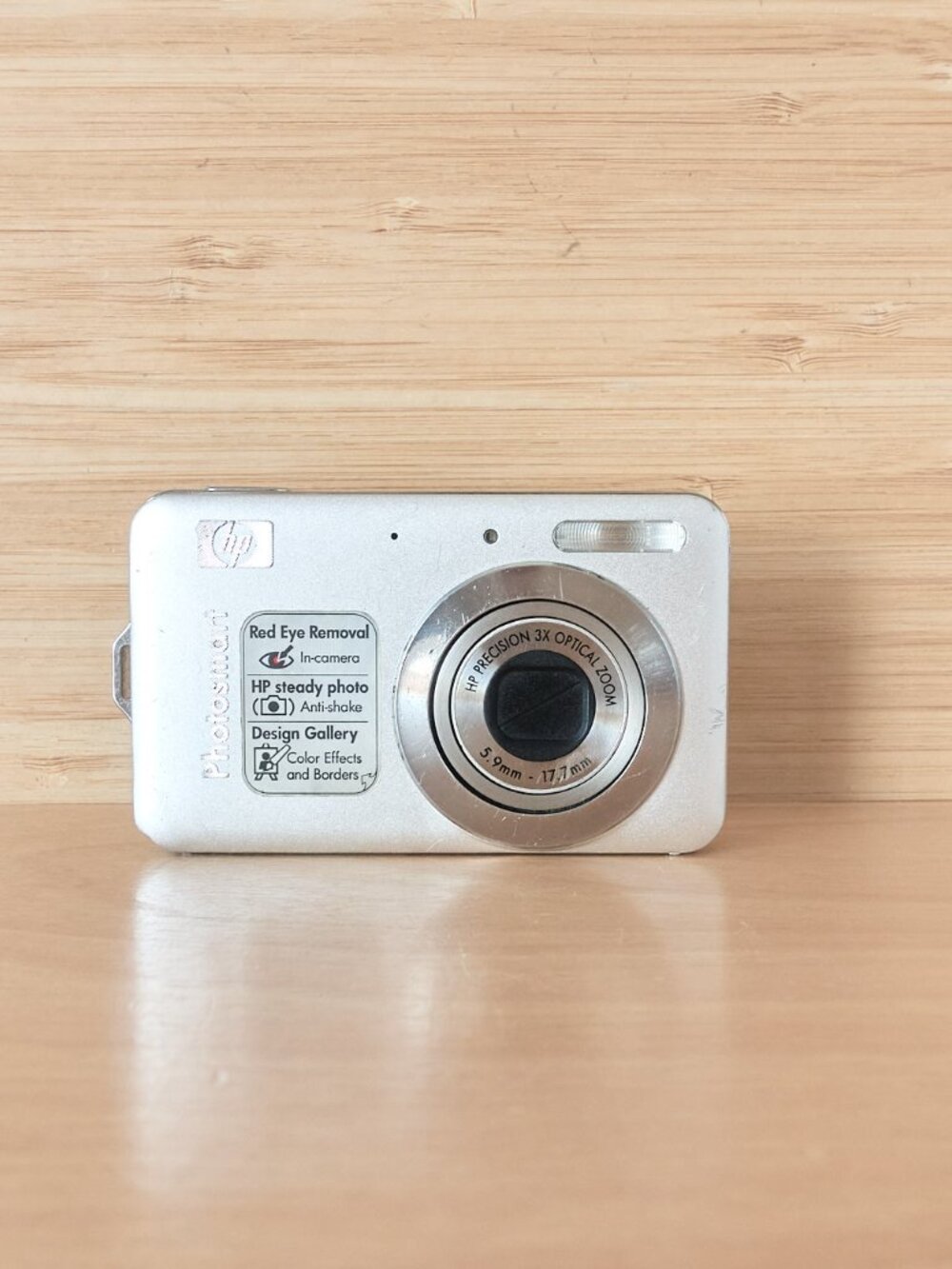 HP Photosmart R742 7MP Digital Camera Silver Tested Working - Picture 3 of 9